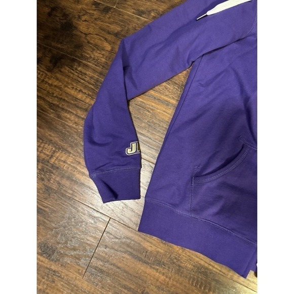 e5 Collegiate JM University Zip Up Hoodie Purple Women's Sz:S - Picture 4 of 10